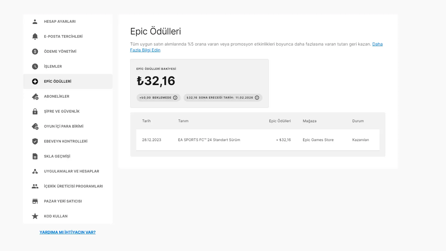 SIFIR HESAP | FC 24 + 32₺